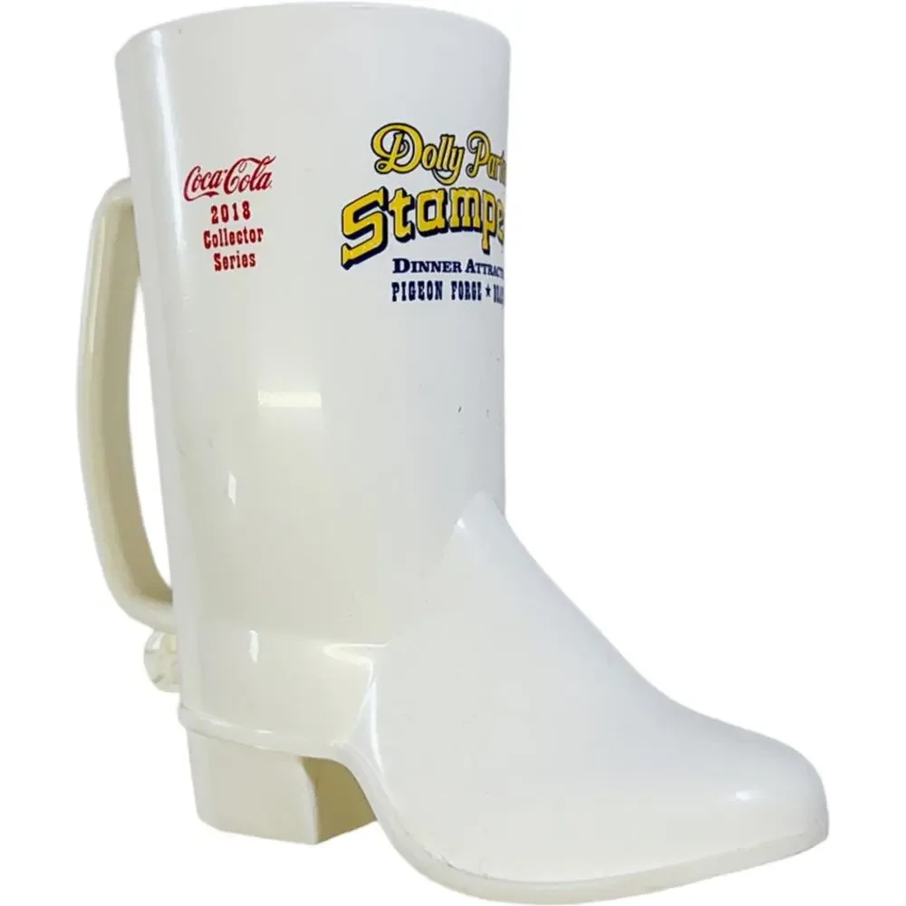 Dolly Parton's Stampede Pigeon Forge 2018 Souvenir Coca-Cola Cowboy Boot Cup